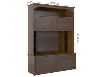 Готовая гостиная Флоренция 664 дуб оксфорд