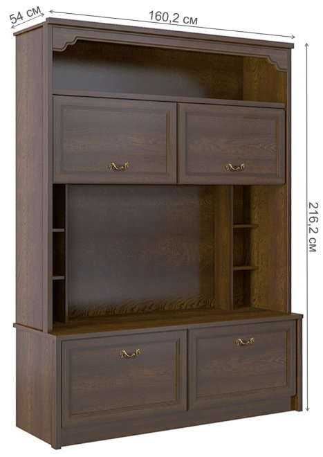 Готовая гостиная Флоренция 664 дуб оксфорд