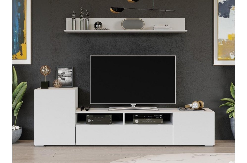 Готовая гостиная Сильвия белый ясень