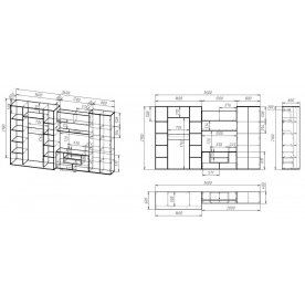 Готовая гостиная Мебелайн-18