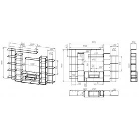 Готовая гостиная Мебелайн-3