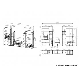 Готовая гостиная Мебелайн-5