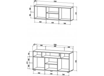 Готовая гостиная Тунис-1