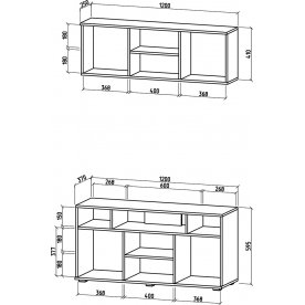 Готовая гостиная Тунис-1