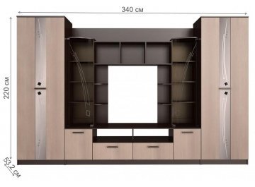 Готовая гостиная Венеция