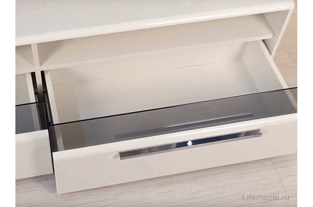 Модульная гостиная Наоми комплектация 3 белый глянец