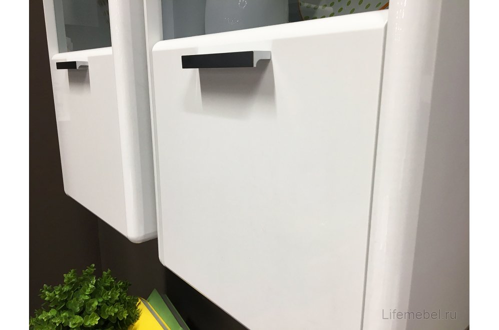 Модульная гостиная Наоми комплектация 4 белый глянец