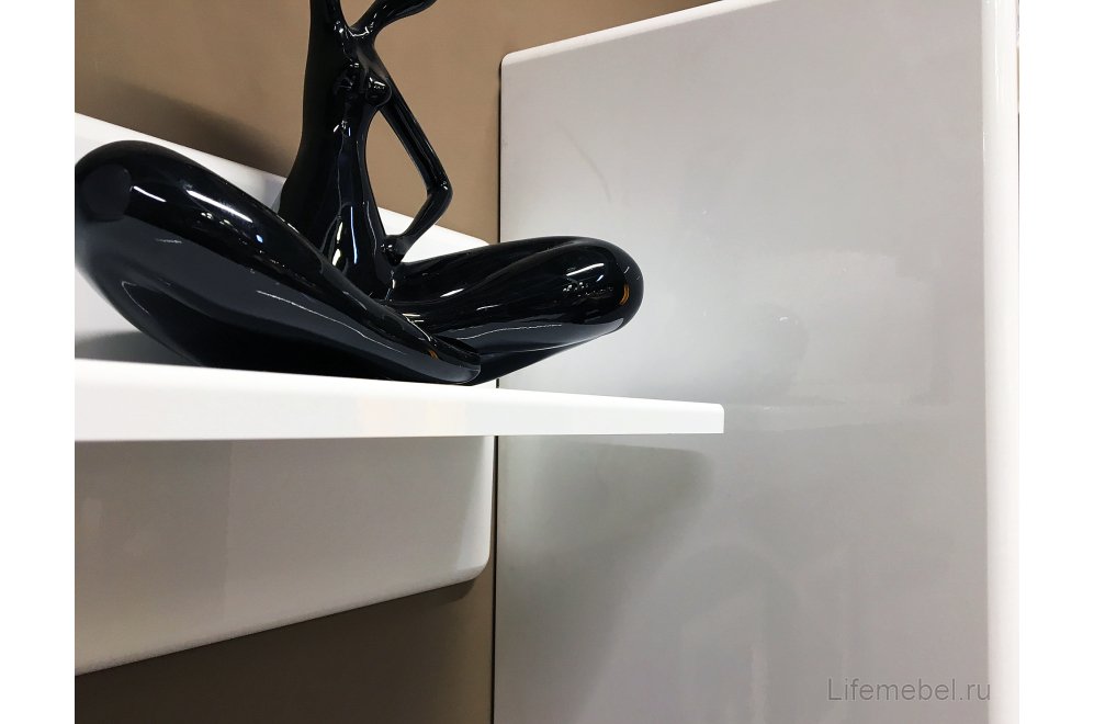 Модульная гостиная Наоми комплектация 5 белый глянец