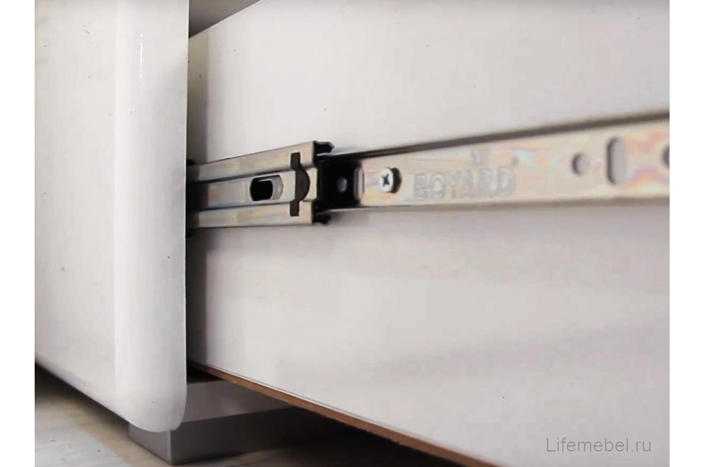 Модульная гостиная Наоми комплектация 8 белый глянец