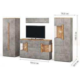 Модульная гостиная Римини R-17 комплектация 1