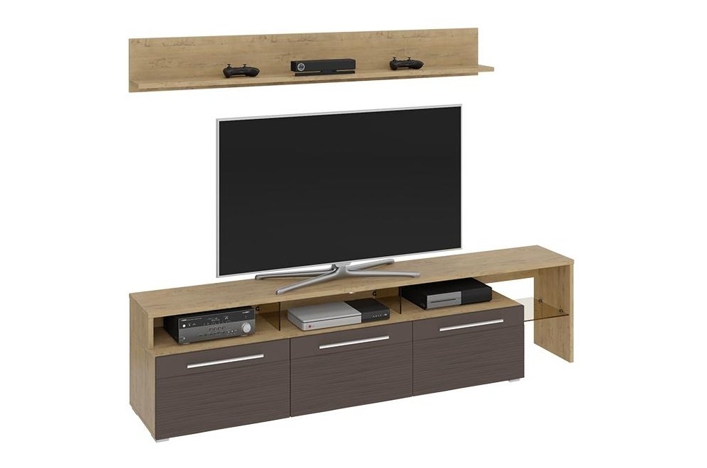 Модульная гостиная Николь бунратти / фон коричневый комплектация 1