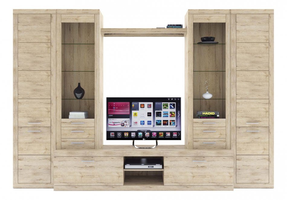 Гостиная Оскар комплектация 13 дуб санремо