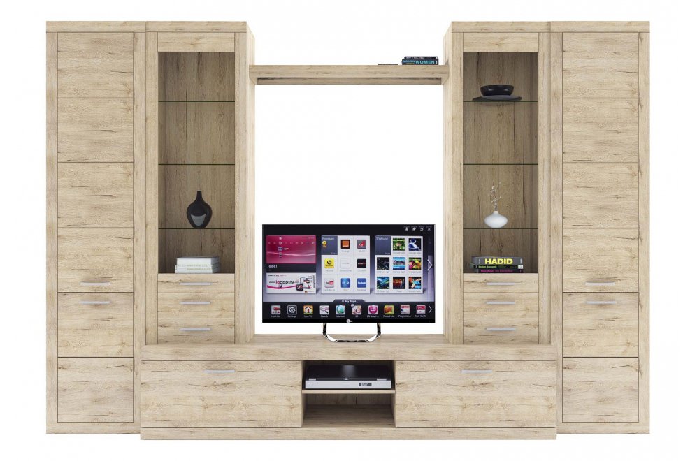 Гостиная Оскар комплектация 13 дуб санремо