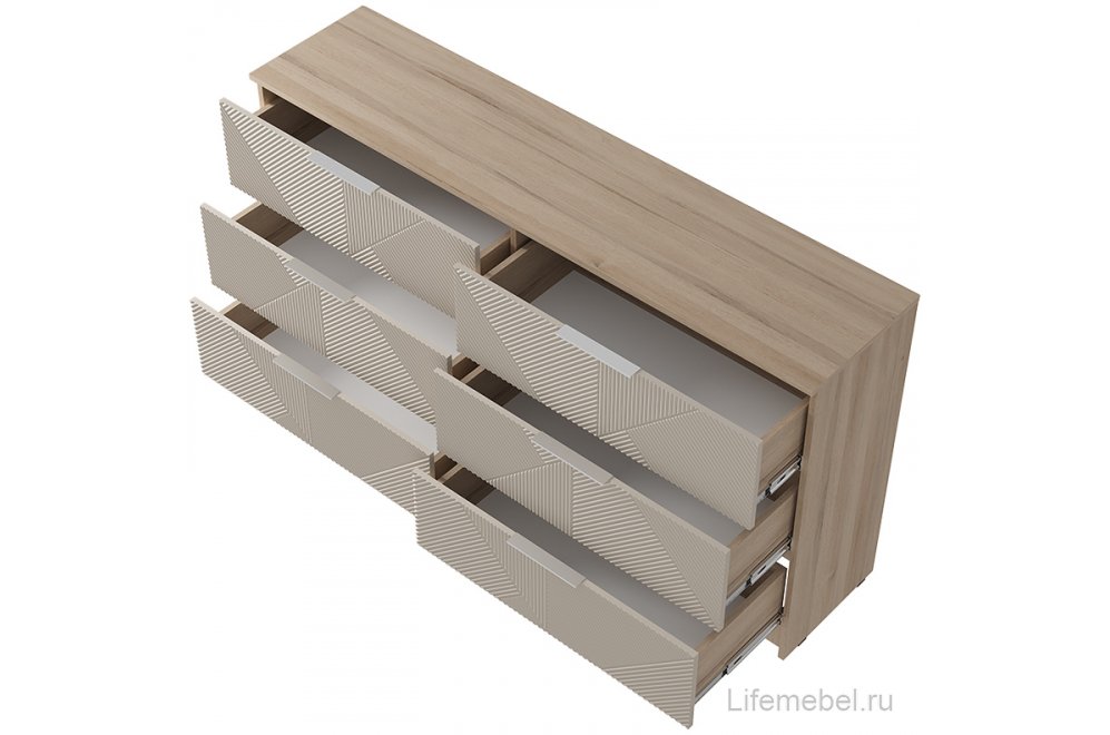 Модульная гостиная Эмилия комплект 2 дуб смоки / айриш