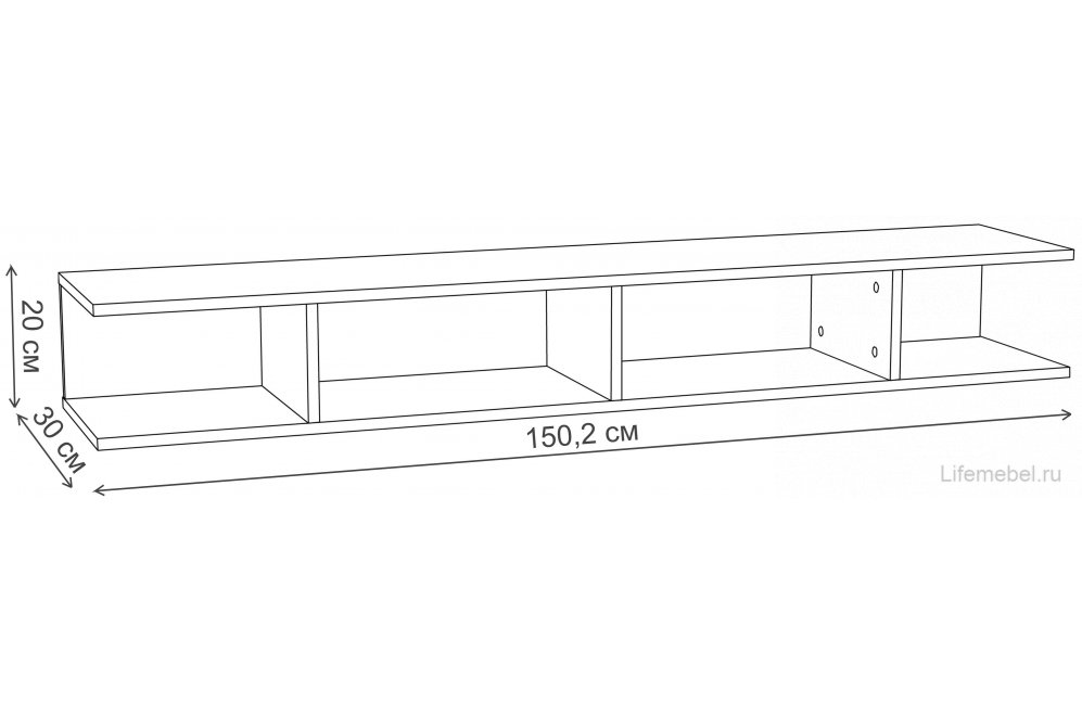 Модульная гостиная Summit софт графит / ярко-красная / ясень анкор темный комплектация 9