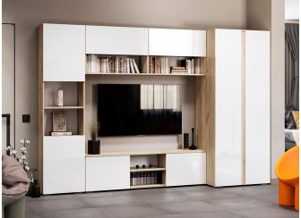 Модульная гостиная Алетра комплектация 1