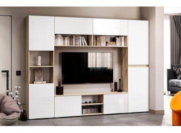 Модульная гостиная Алетра комплектация 2