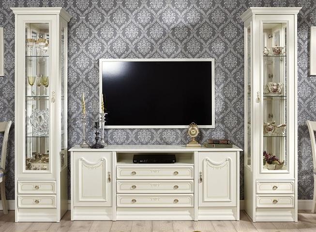 Модульная гостиная Андалусия crema комплектация 1