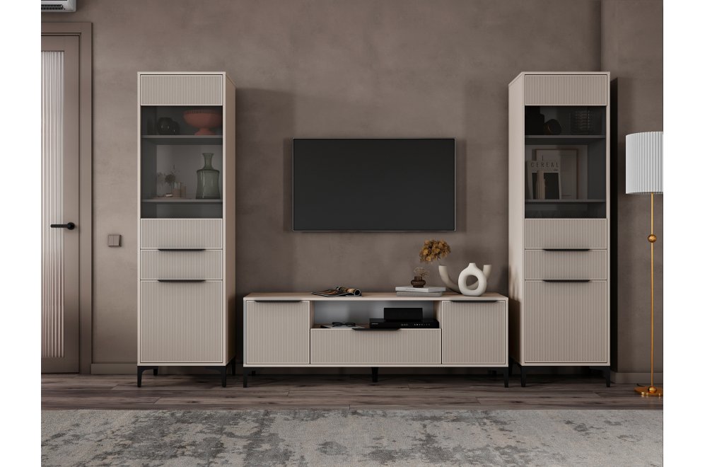 Модульная гостиная Иадама кашемир / кашемир комплектация 7