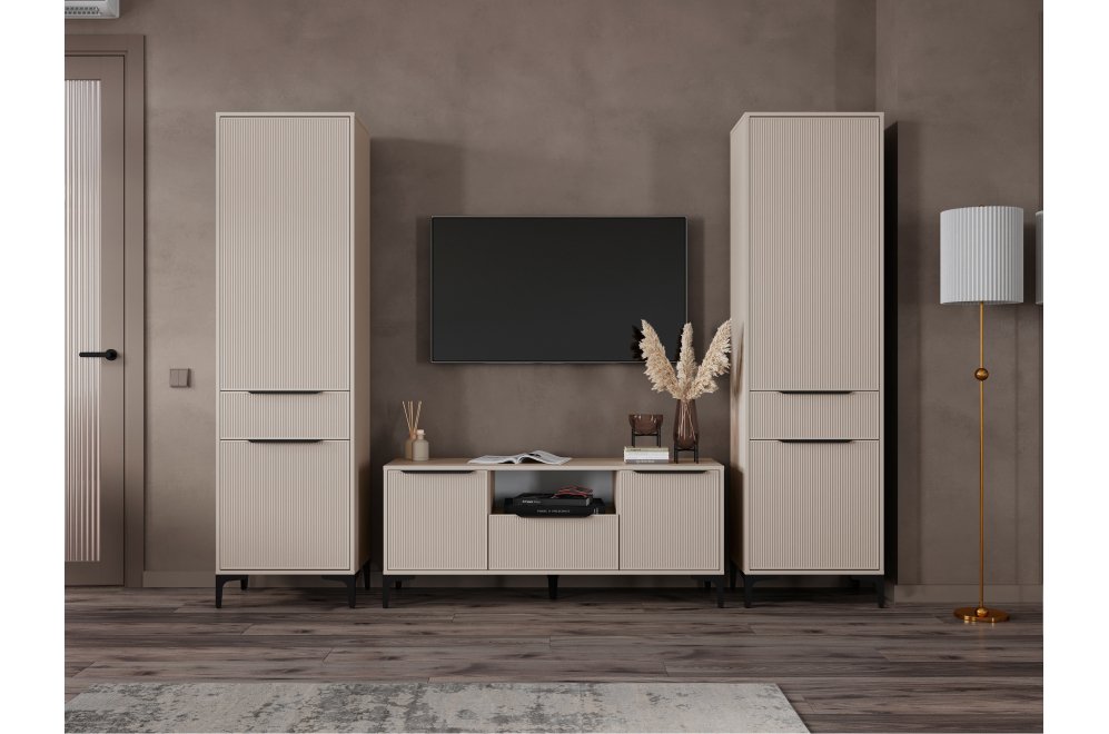 Модульная гостиная Иадама кашемир / кашемир комплектация 8