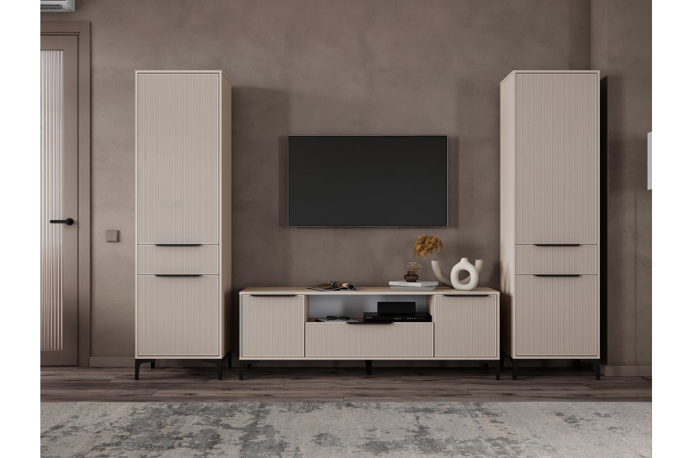 Модульная гостиная Иадама кашемир / кашемир комплектация 9