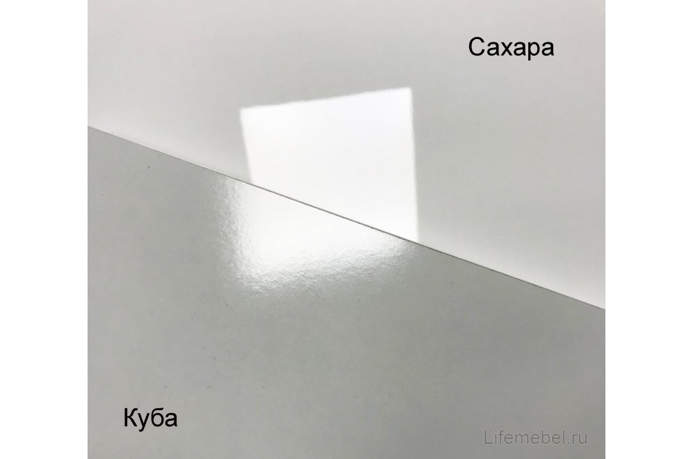 Модульная гостиная Куба дуб сонома / белый глянец комплектация 1