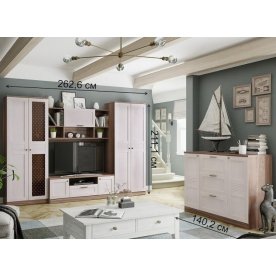 Модульная гостиная Лестер комплектация 1