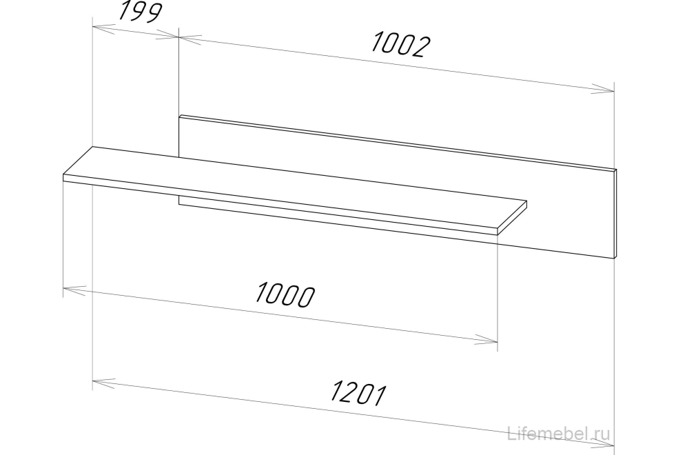 Модульная гостиная Лоук белый / белый глянец комплектация 4