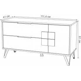 Модульная гостиная Макао комплектация 5