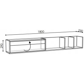 Модульная гостиная Матера комплектация 3