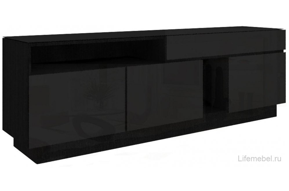 Модульная гостиная MD Color черный / черный комплектация 5