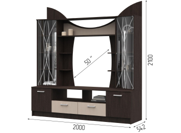 Модульная гостиная Орса комплектация 1