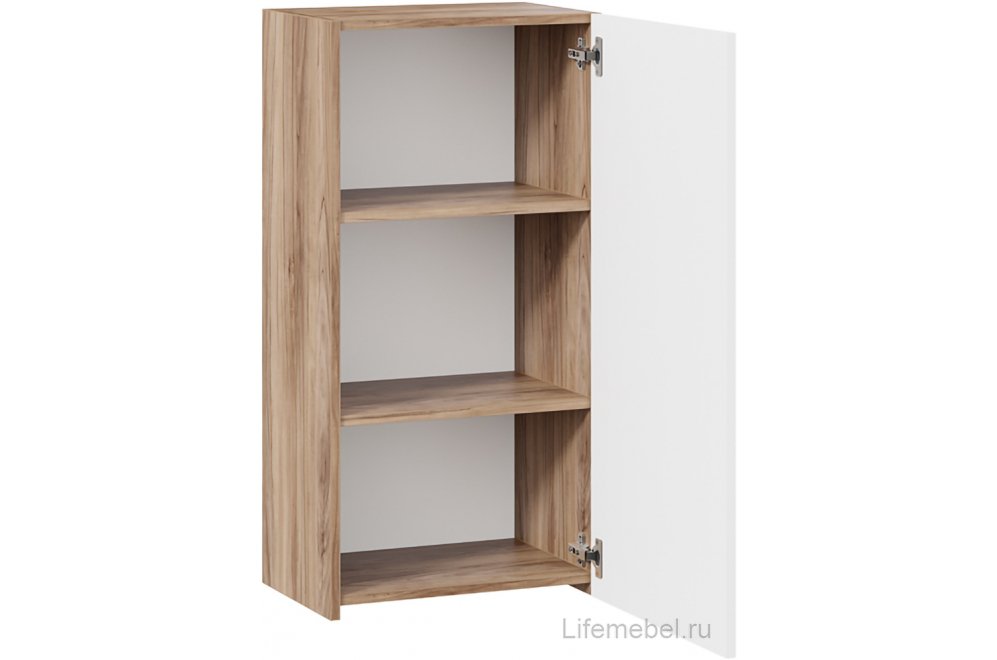 Модульная гостиная Порто яблоня беллуно / белый софт комплектация 5