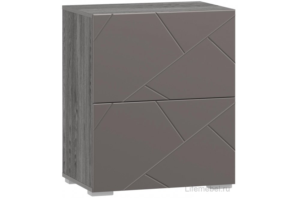 Модульная гостиная Summit 1 софт графит / ясень анкор темный комплектация 21