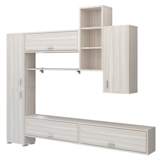 Стенка Лофт 1 К Домино карамель