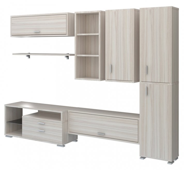 Стенка Лофт 4 К Домино карамель