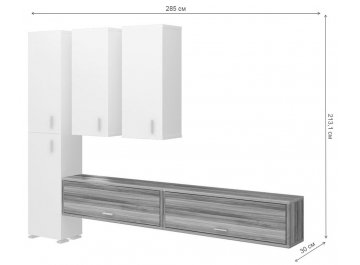 Готовая гостиная Лофт 6