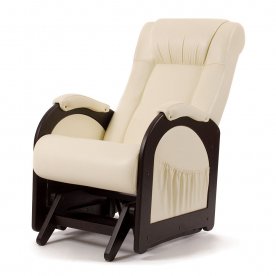 Кресло-гляйдер 48 б/л орех / орегон перламутр 120
