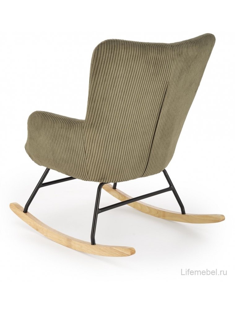 Кресло-качалка Belmiro оливковое