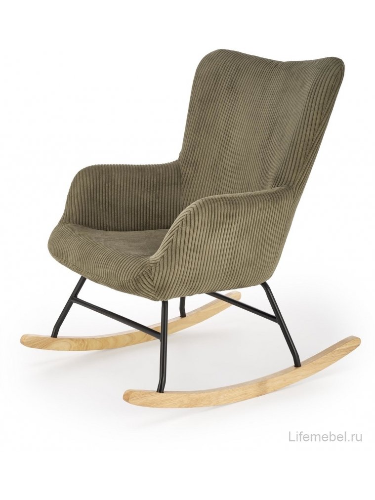 Кресло-качалка Belmiro оливковое