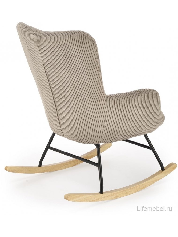 Кресло-качалка Belmiro серое