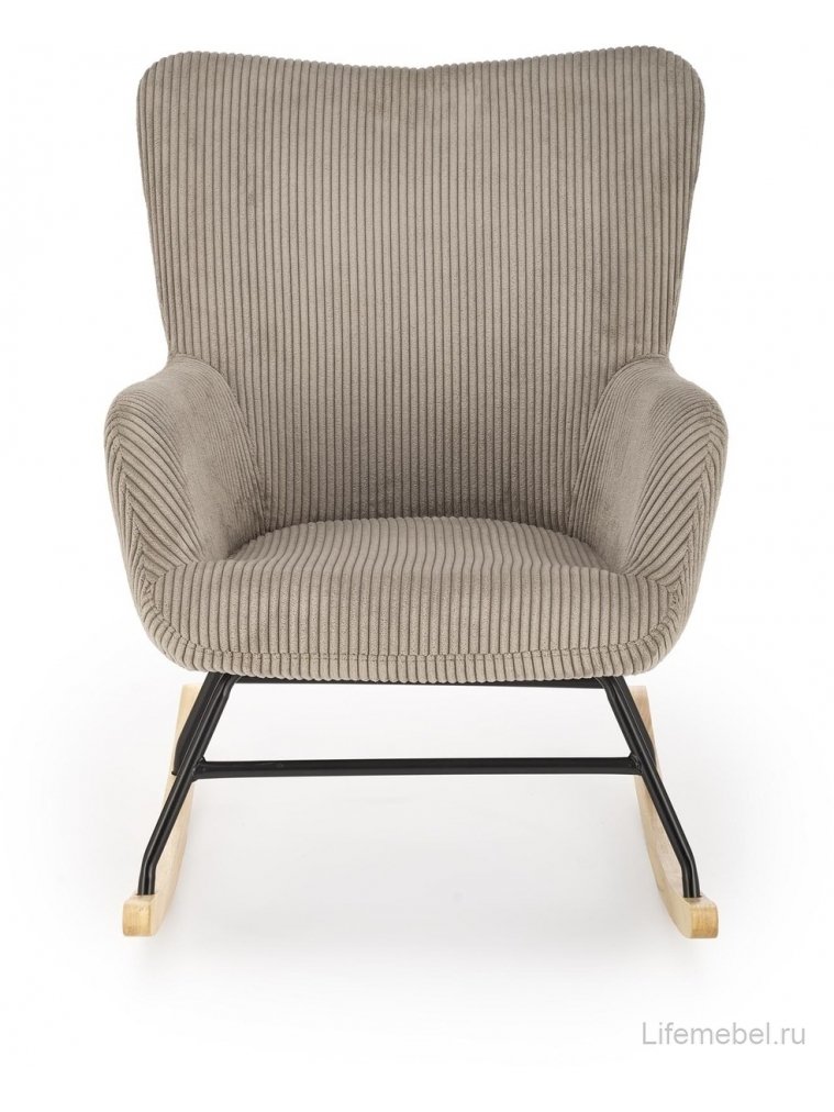 Кресло-качалка Belmiro серое