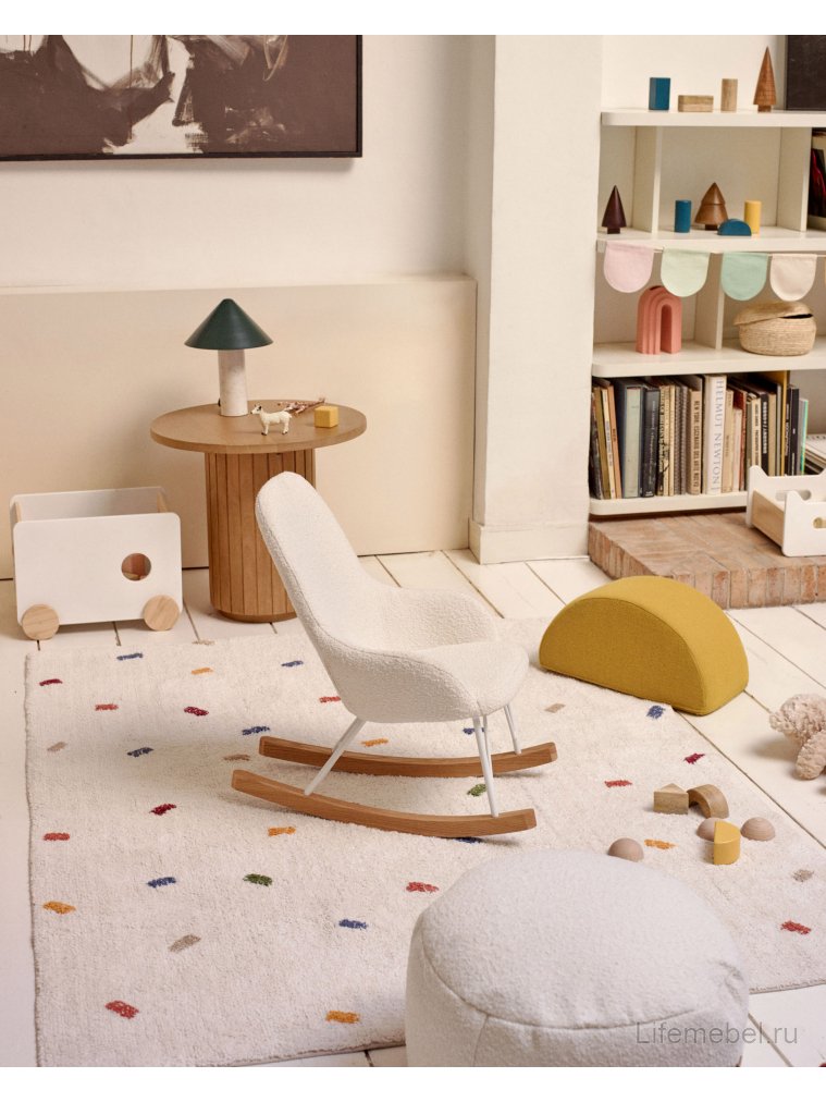 Кресло-качалка Joey белое