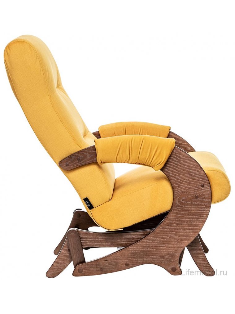 Кресло-качалка Эталон орех / fancy 48