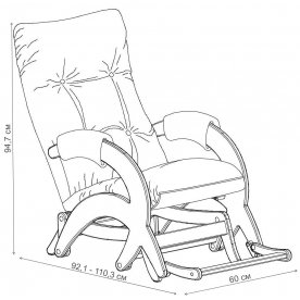Кресло-качалка Старк