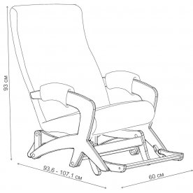 Кресло-качалка Твист М