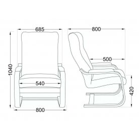Кресло-качалка Оскар