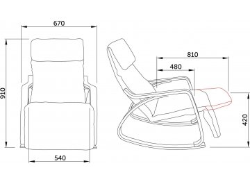 Кресло-качалка Smart