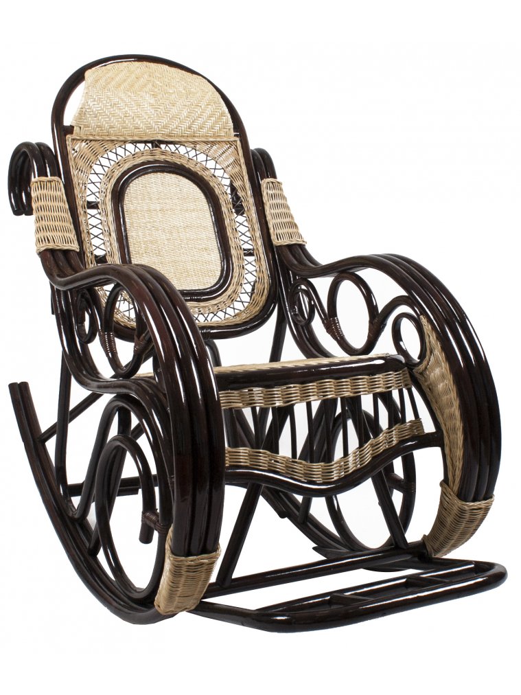 Кресло качалка Stuart золотой мед