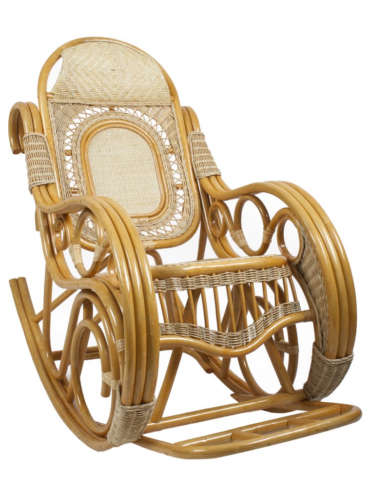 Кресло качалка Stuart золотой мед